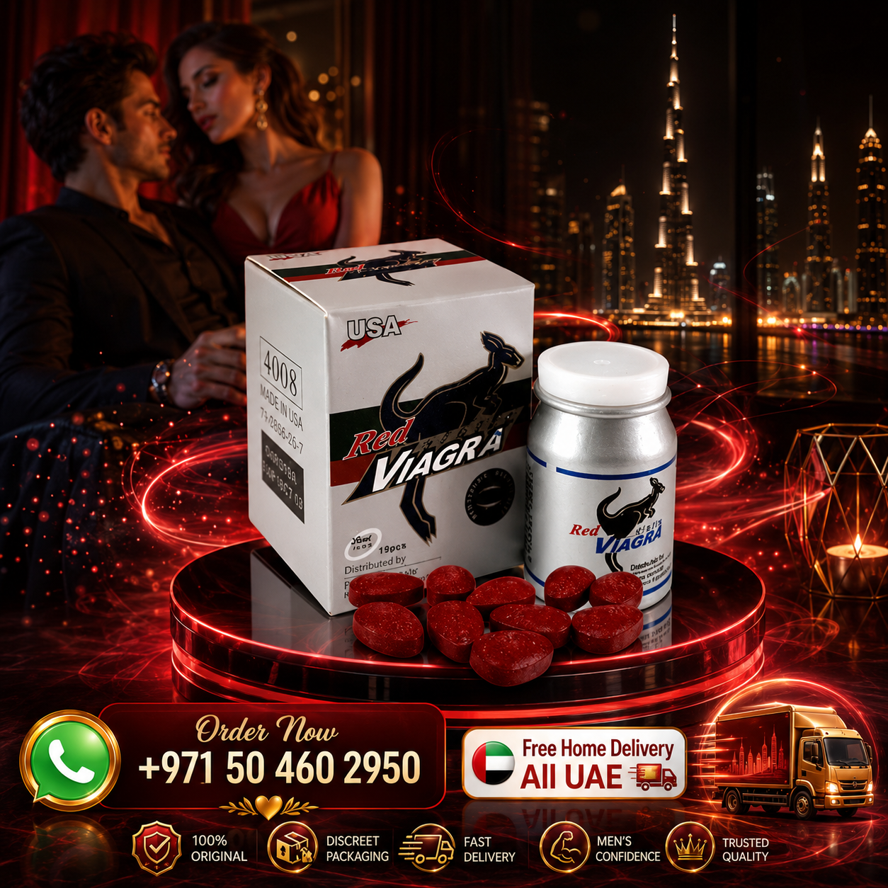 Red Viagra Tablets